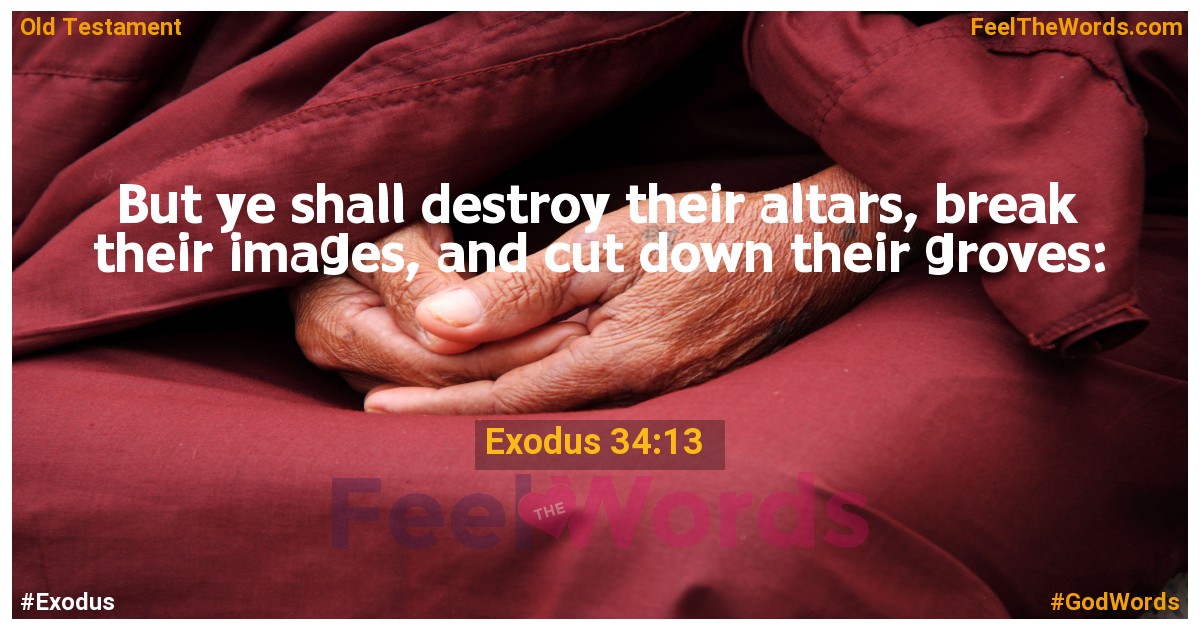 Exodus 34:13