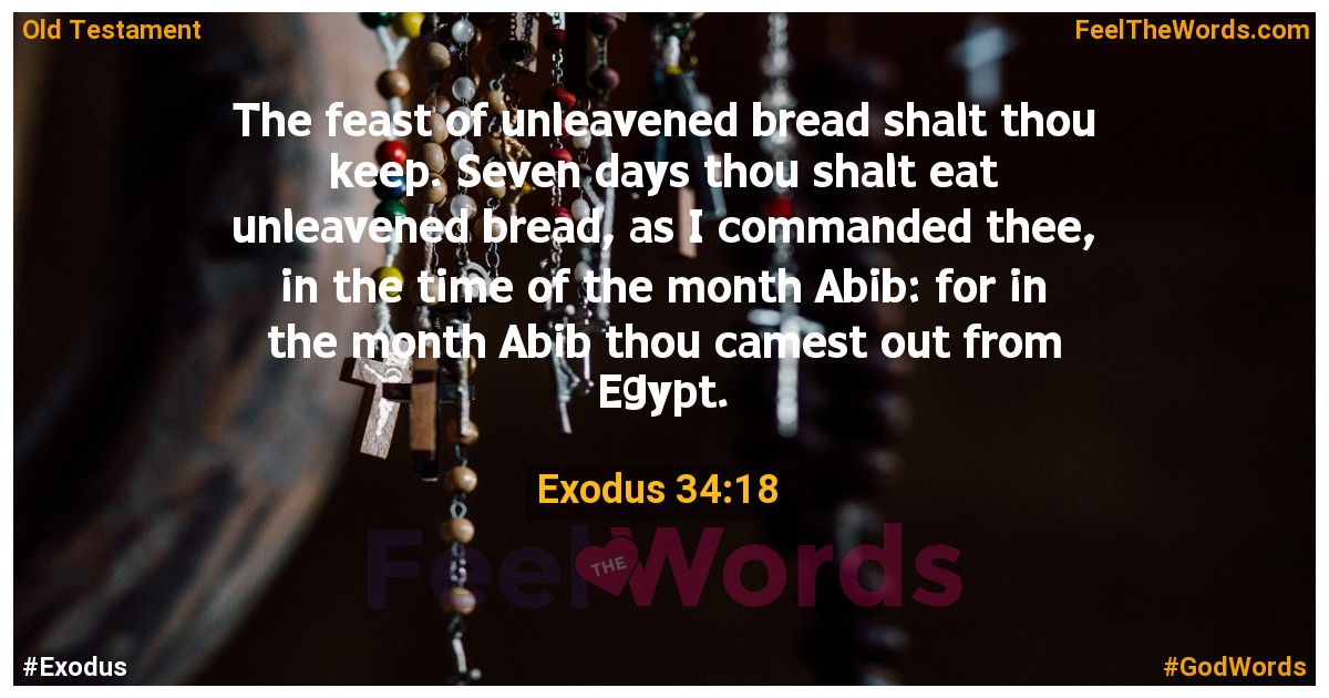 Exodus 34:18
