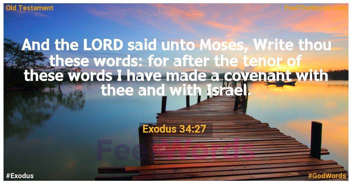 Exodus 34:27