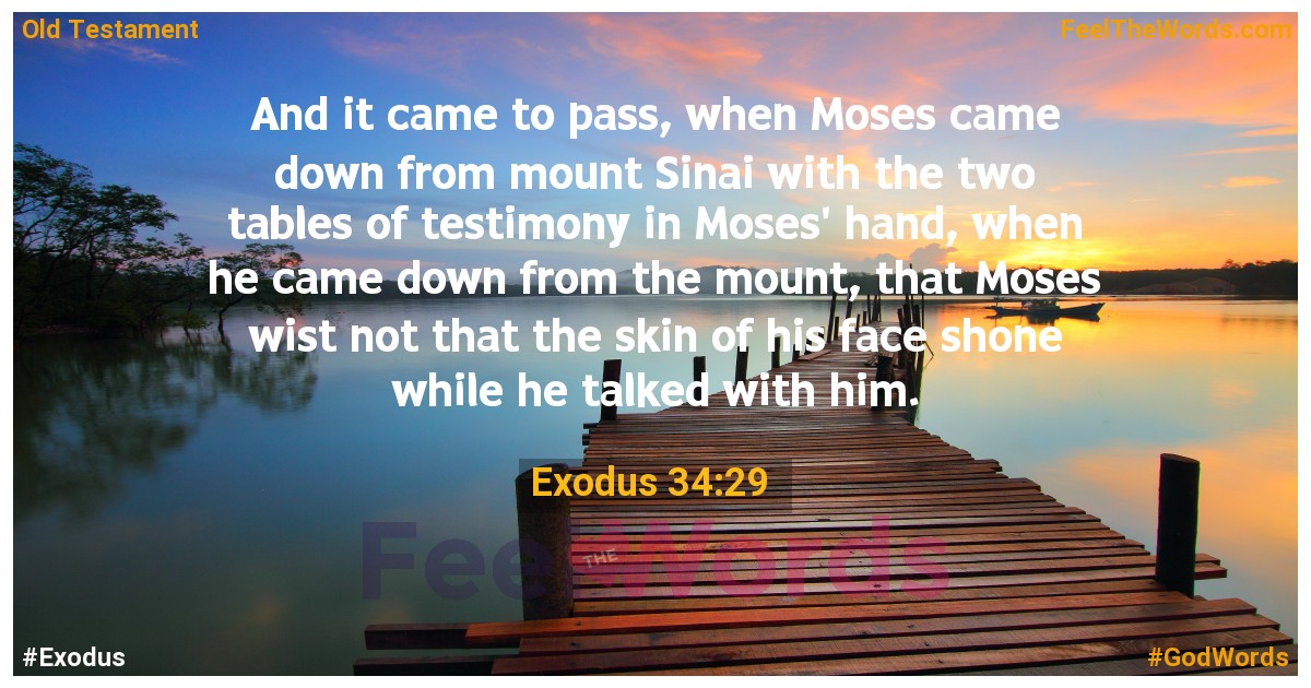 Exodus 34:29