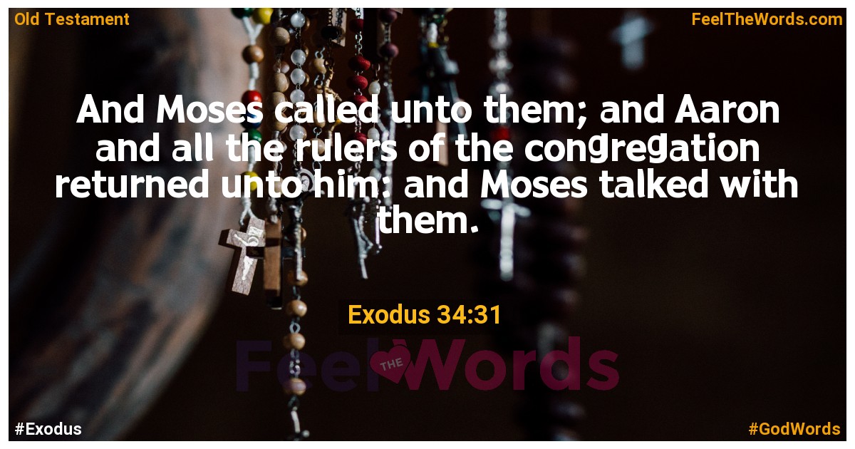 Exodus 34:31