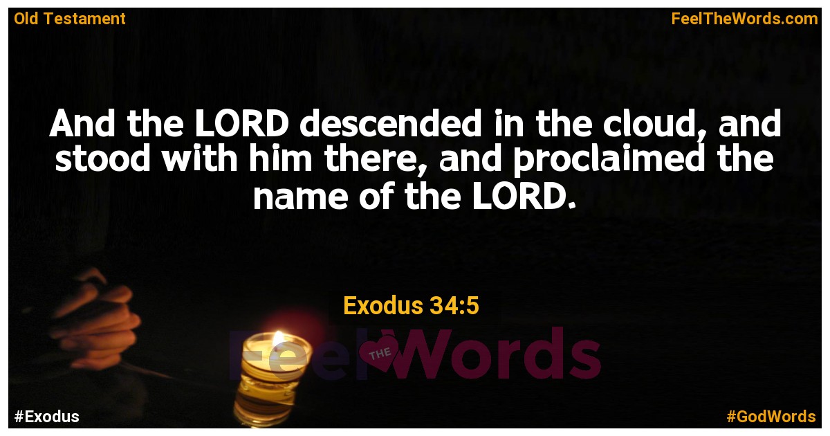 Exodus 34:5
