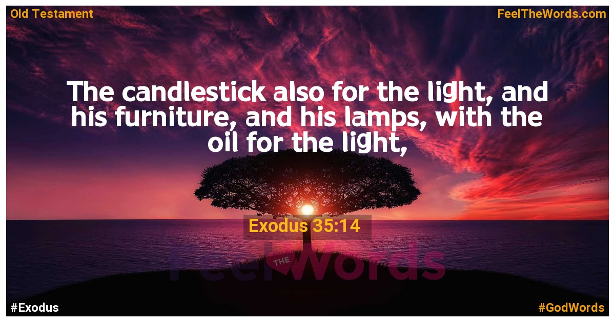 Exodus 35:14