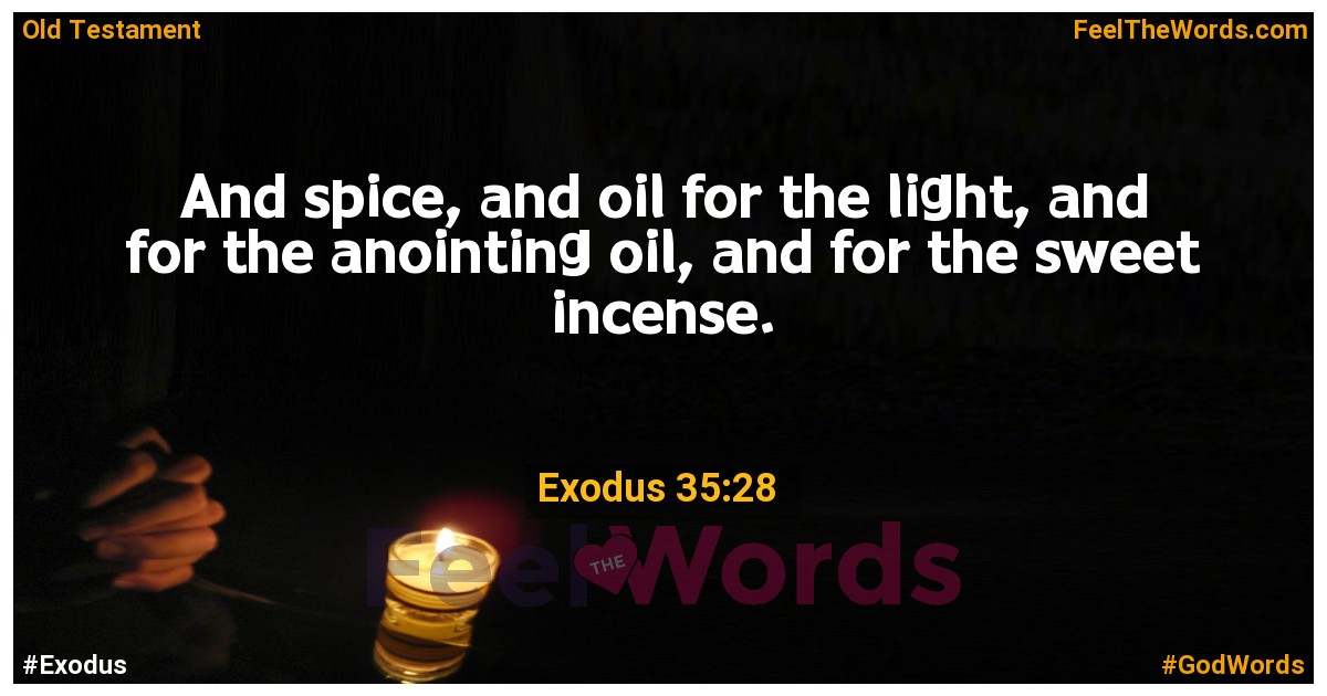 Exodus 35:28