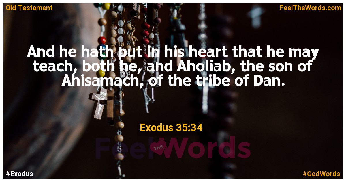 Exodus 35:34