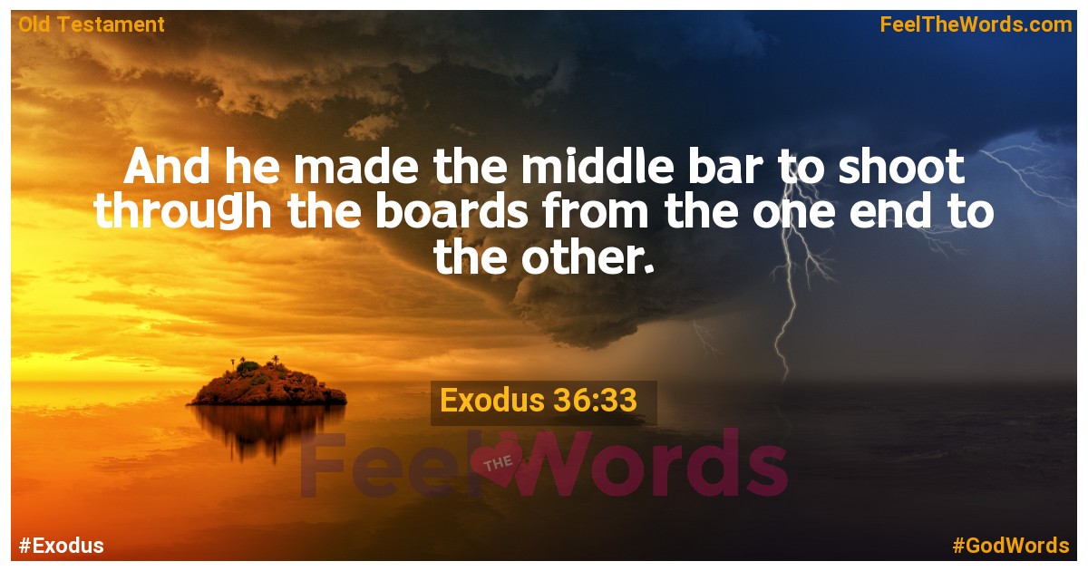 Exodus 36:33