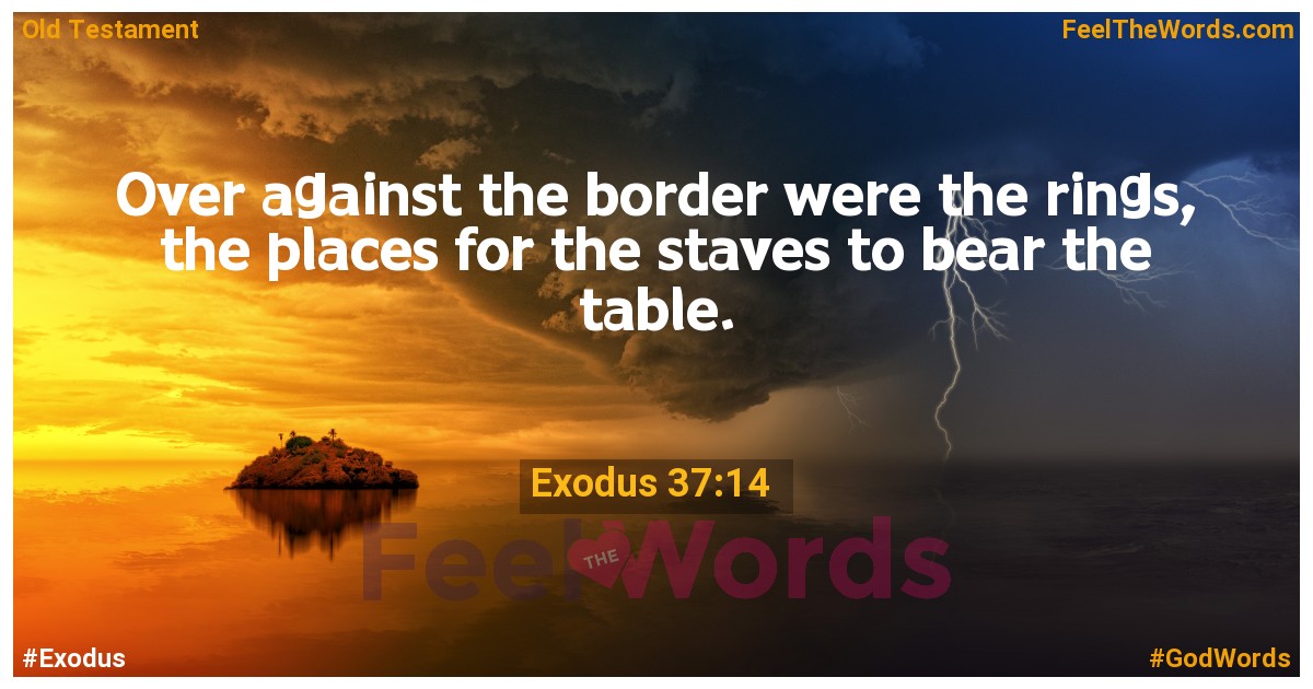 Exodus 37:14