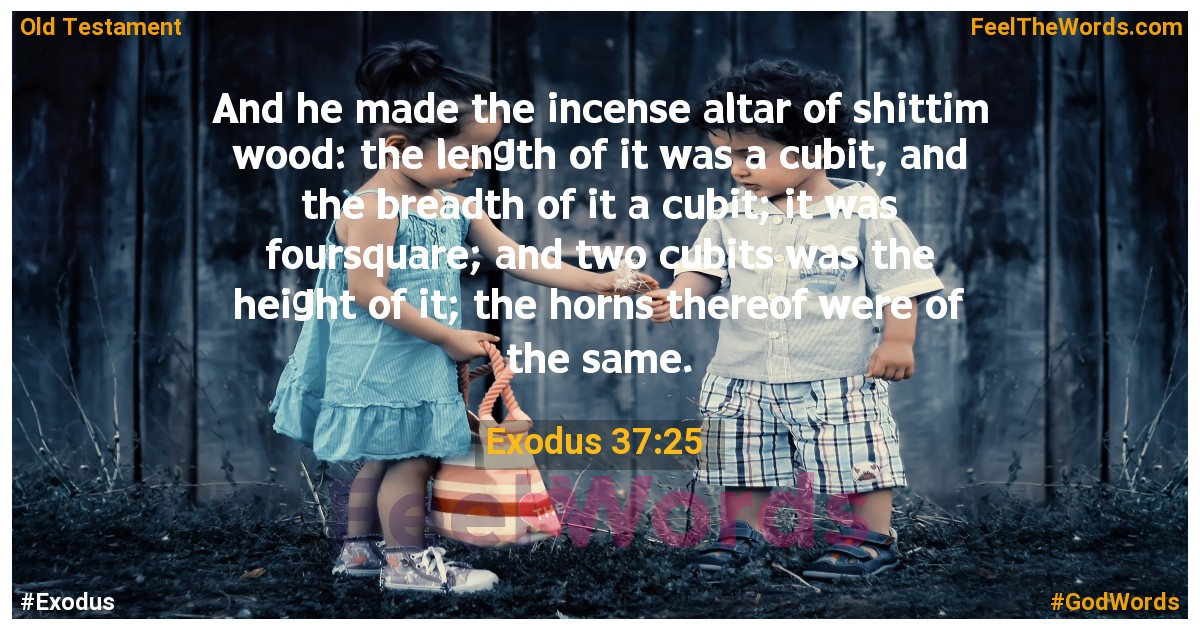Exodus 37:25