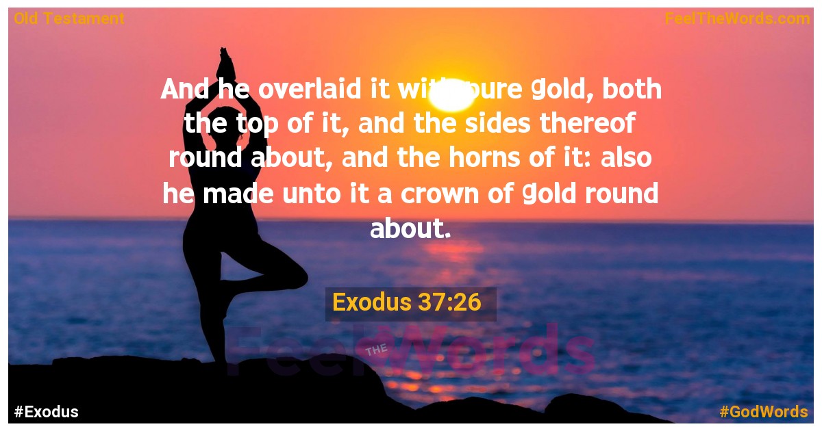 Exodus 37:26