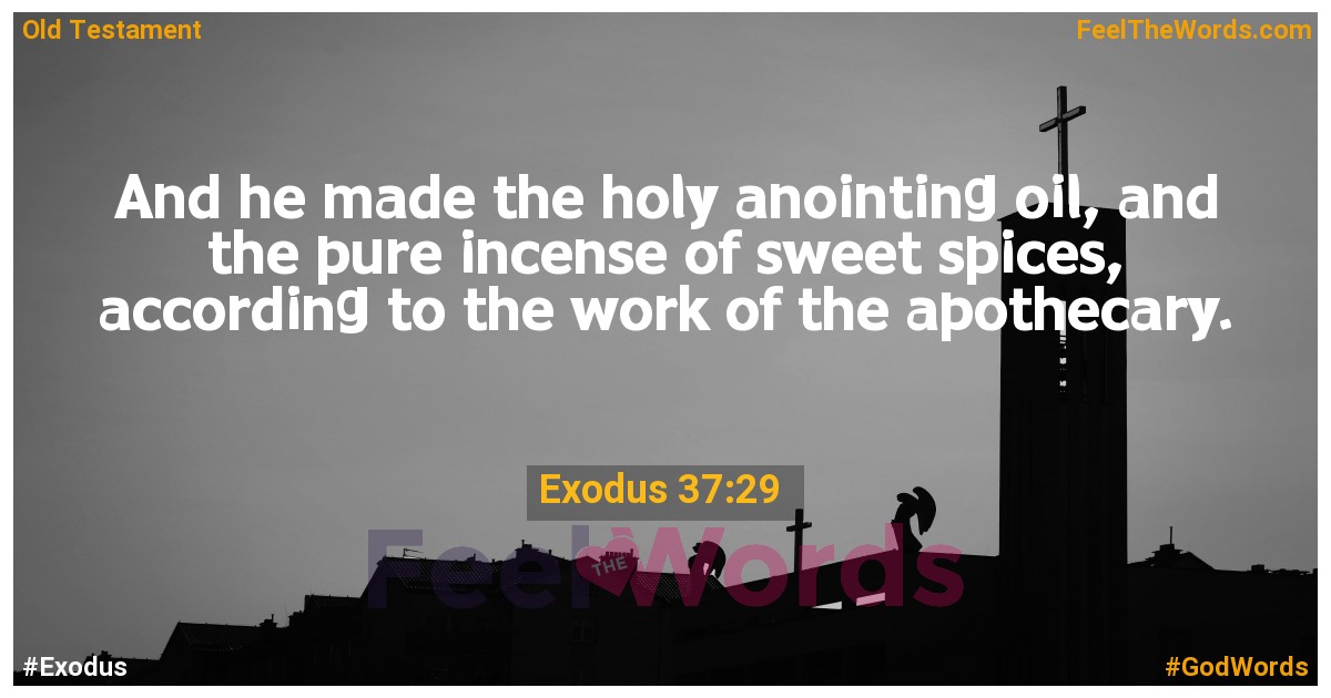 Exodus 37:29