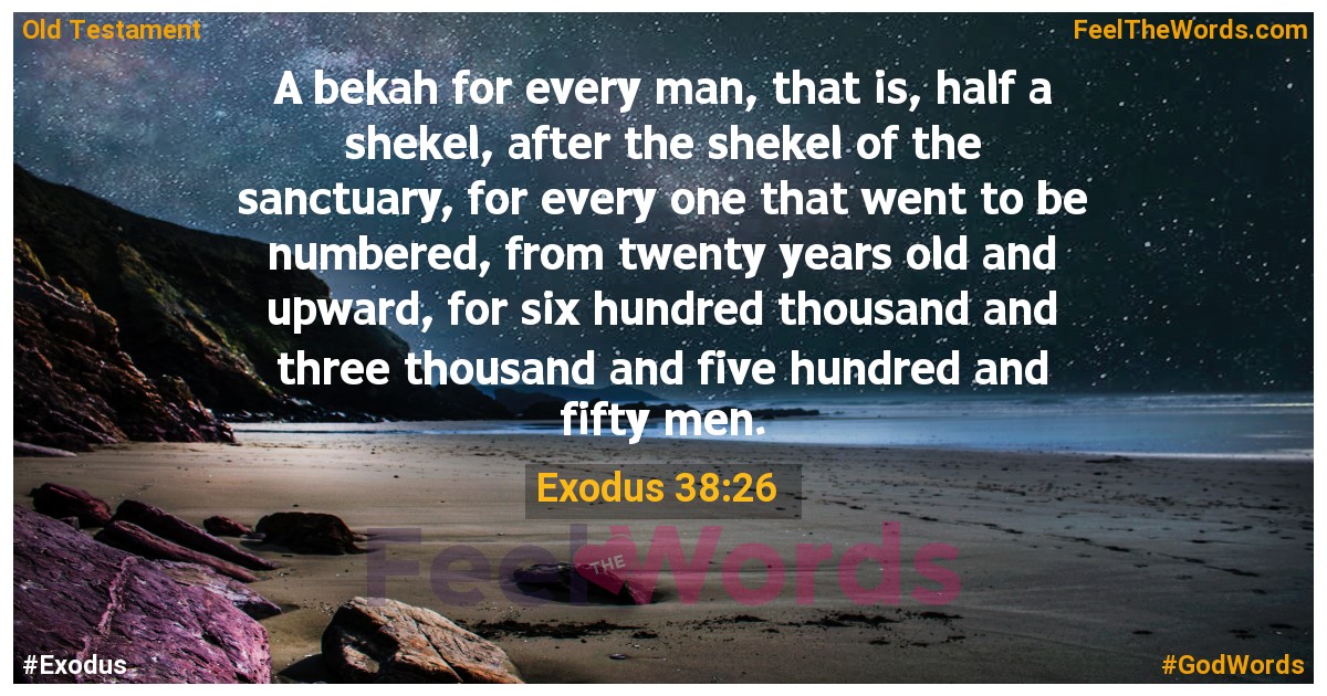 Exodus 38:26