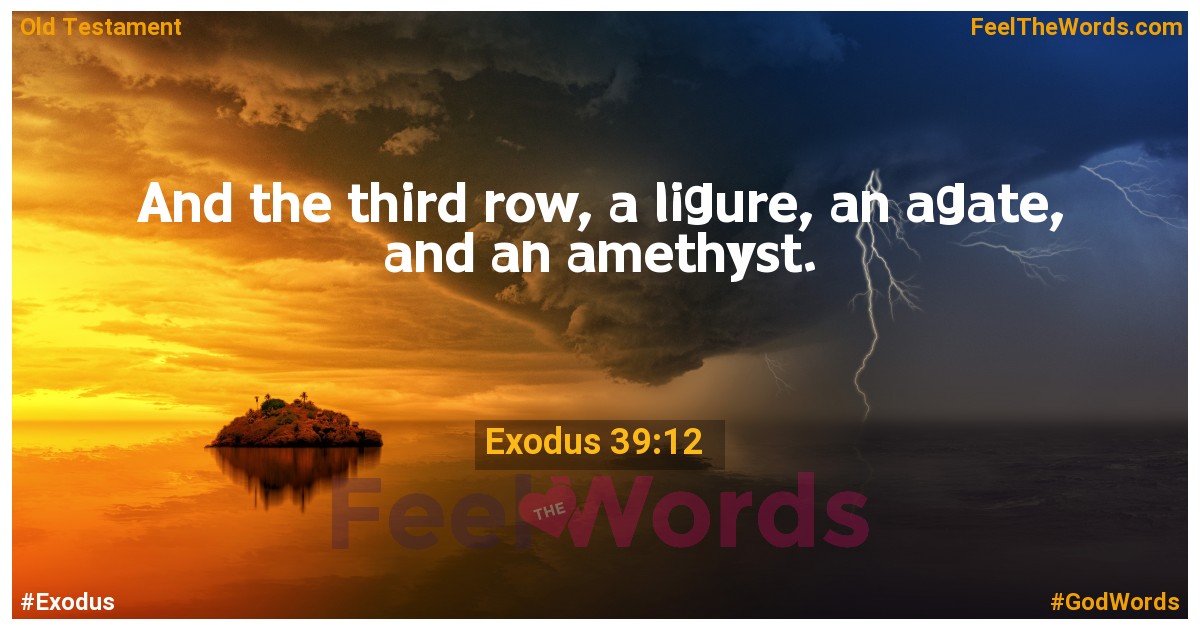 Exodus 39:12
