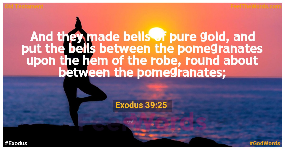 Exodus 39:25