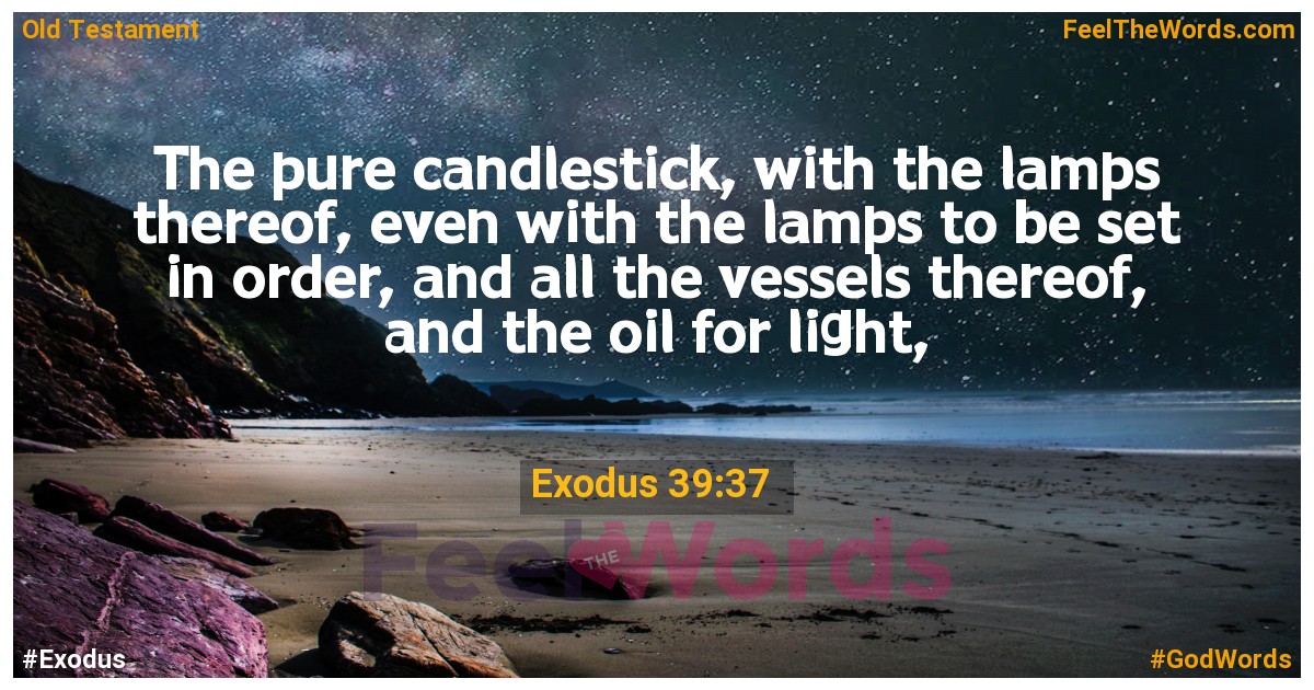 Exodus 39:37