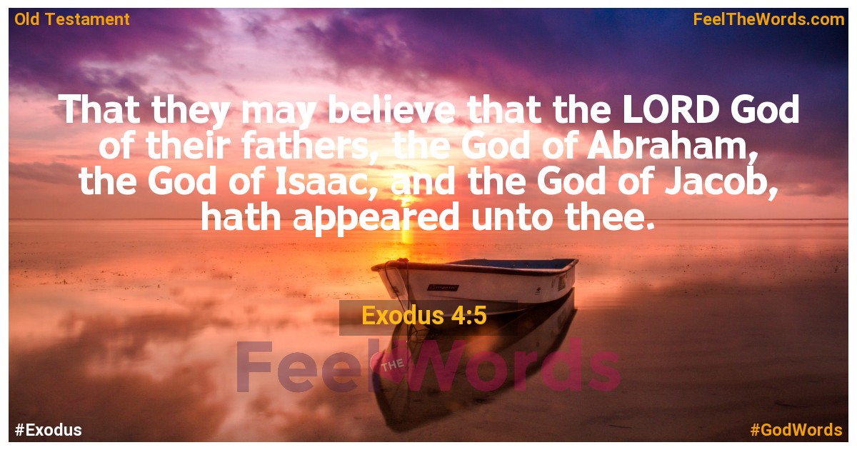 Exodus 4:5