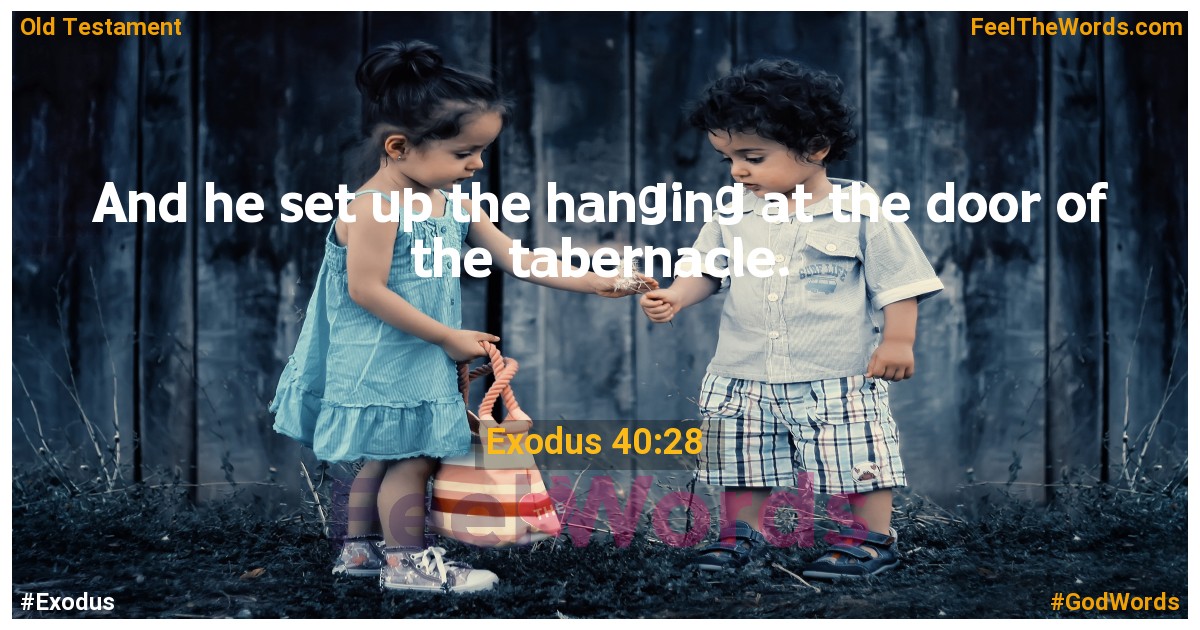 Exodus 40:28