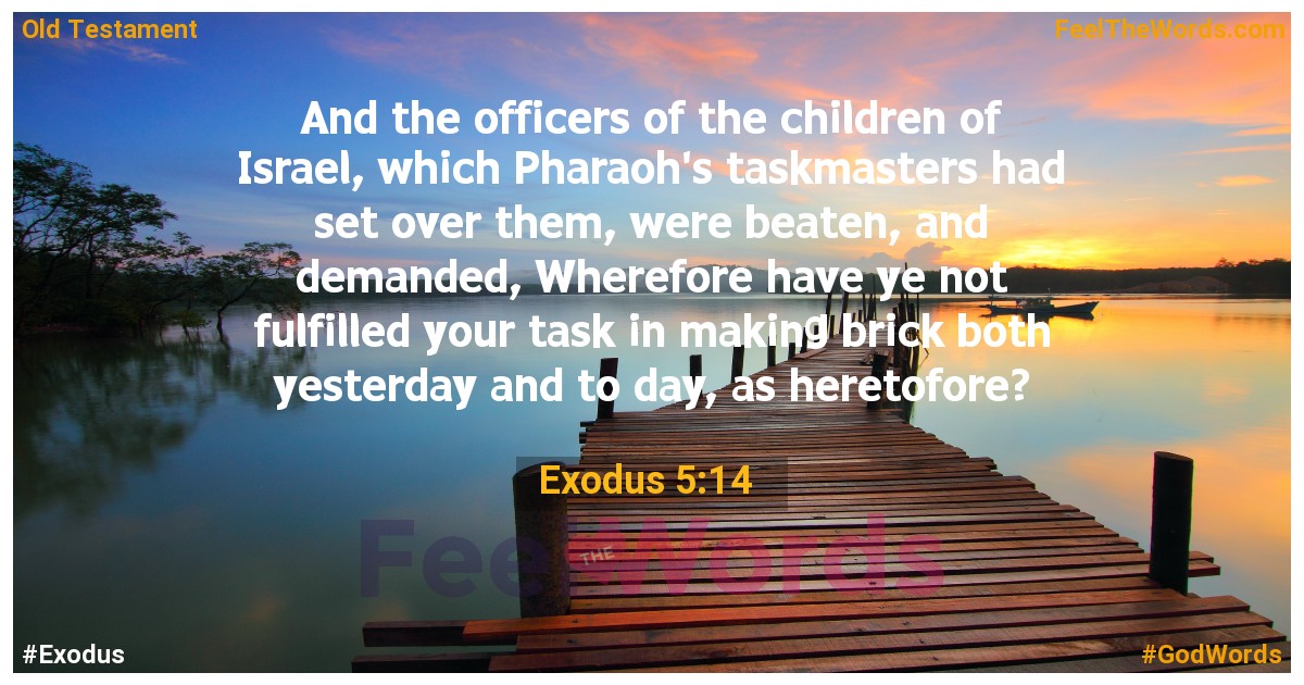 Exodus 5:14