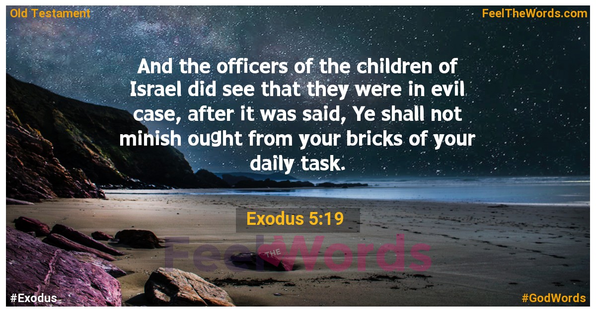 Exodus 5:19