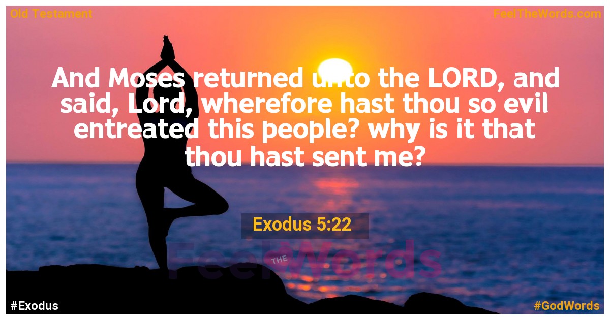 Exodus 5:22