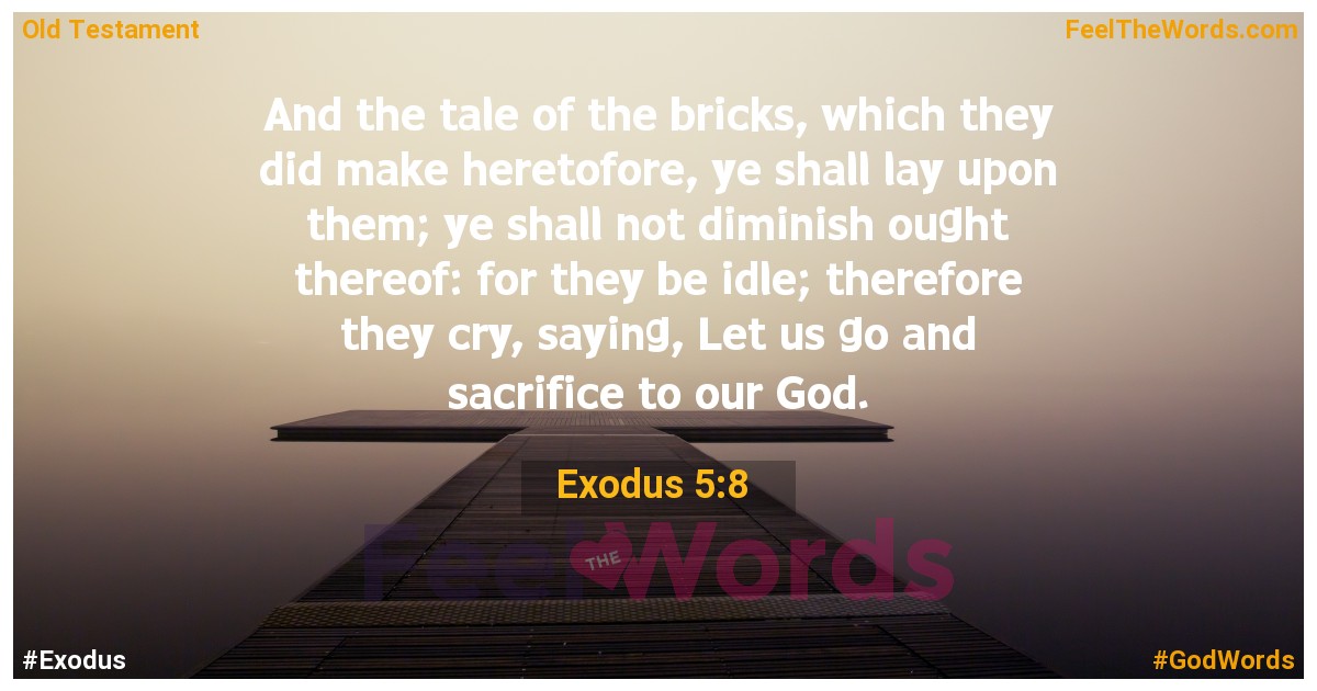Exodus 5:8