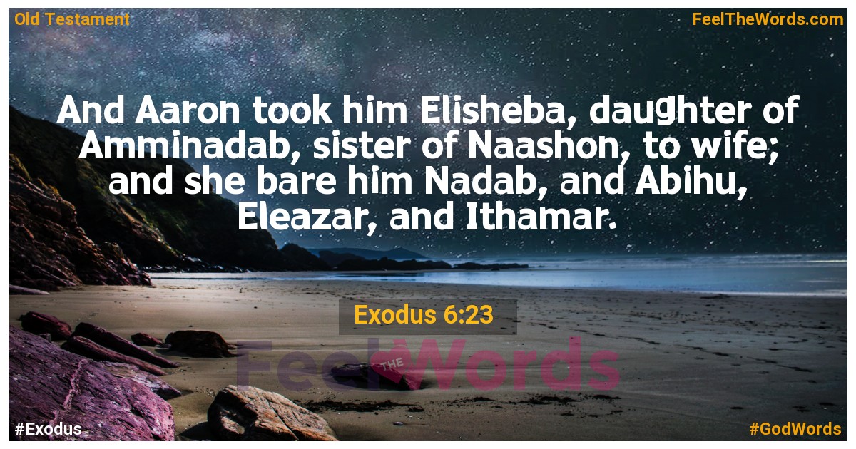 Exodus 6:23