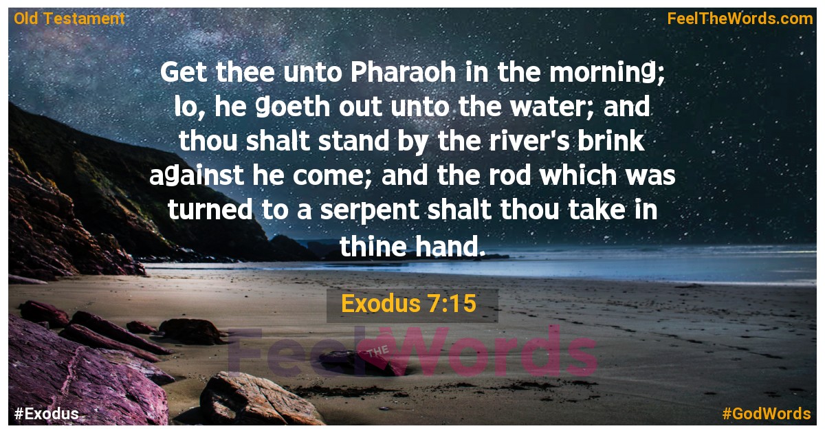 Exodus 7:15