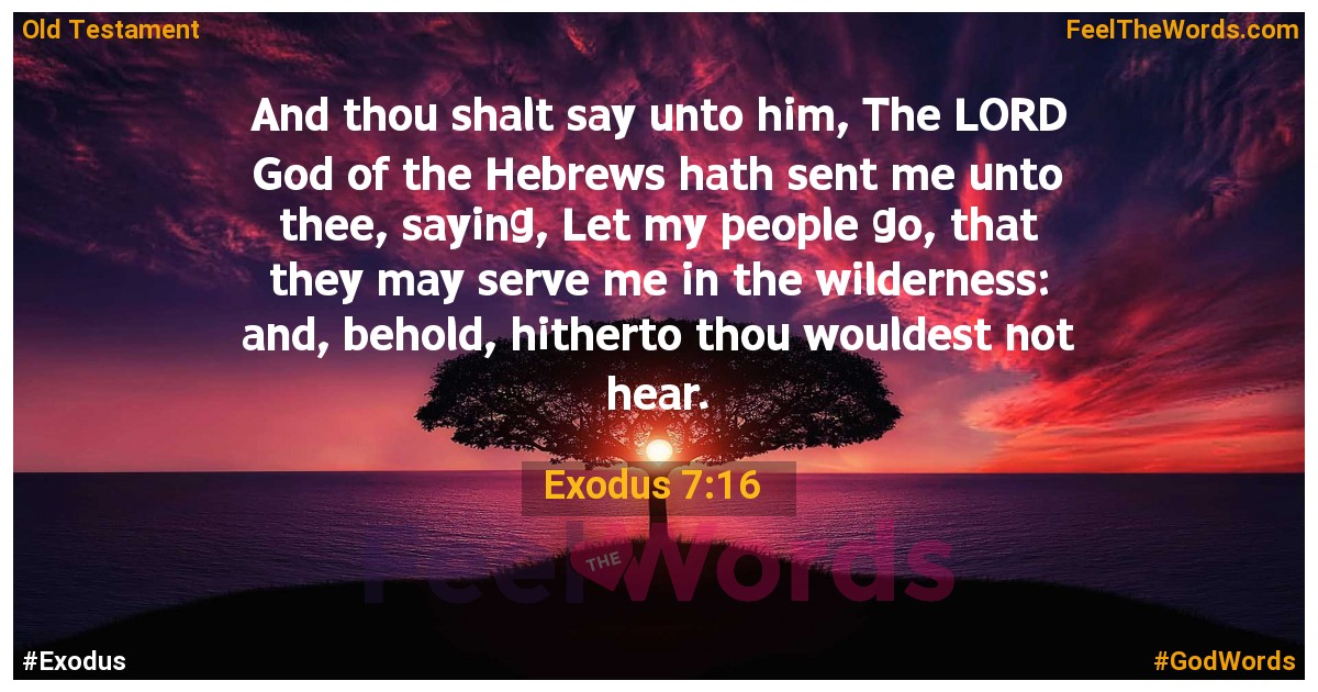 Exodus 7:16