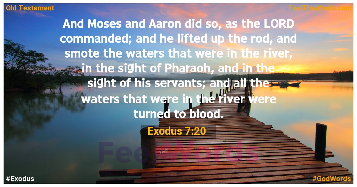 Exodus 7:20