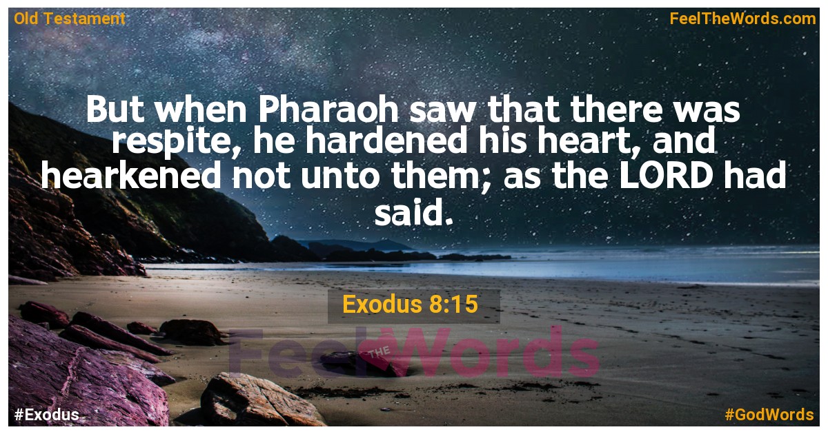Exodus 8:15