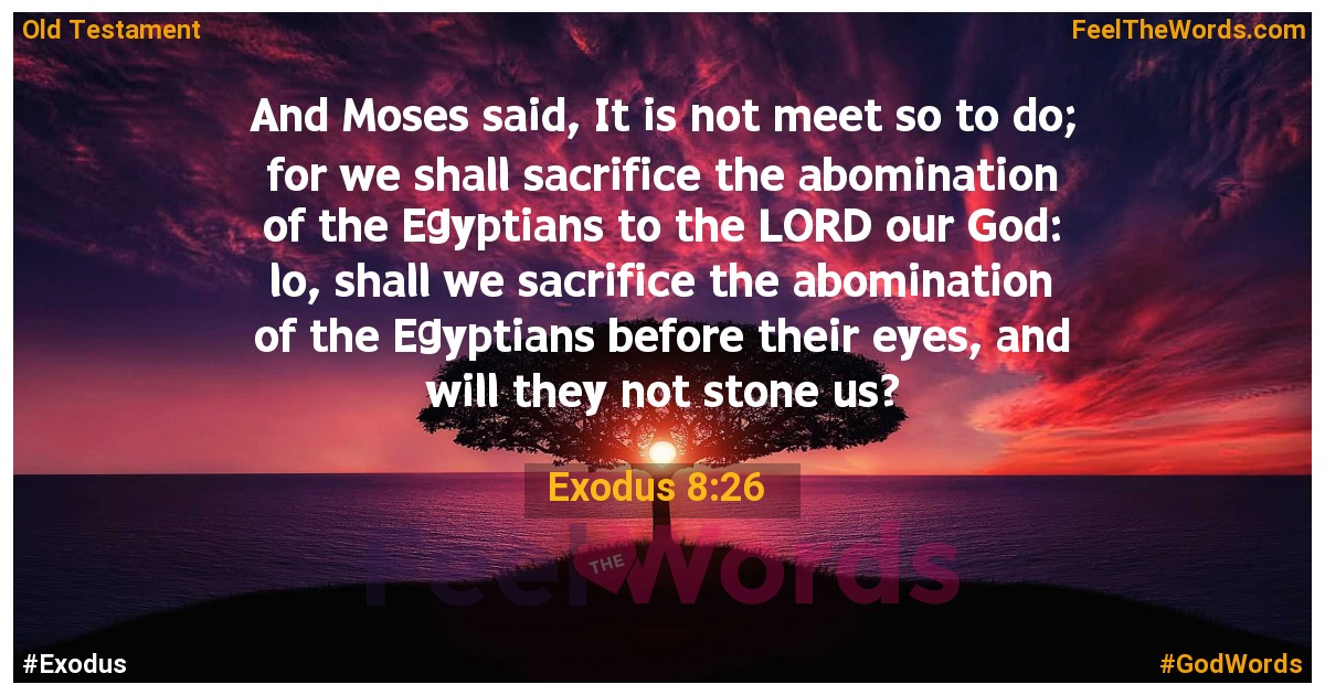 Exodus 8:26