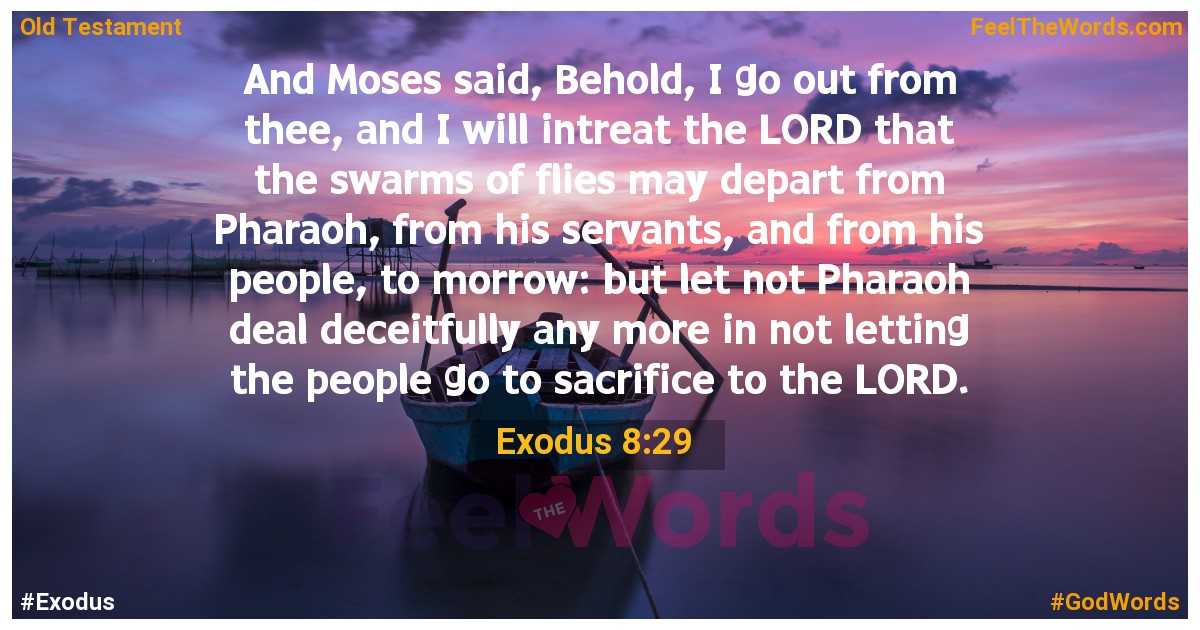 Exodus 8:29
