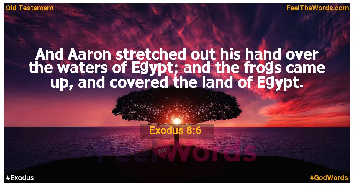 Exodus 8:6