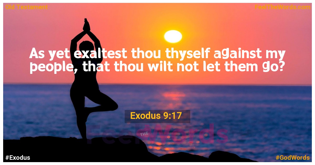 Exodus 9:17