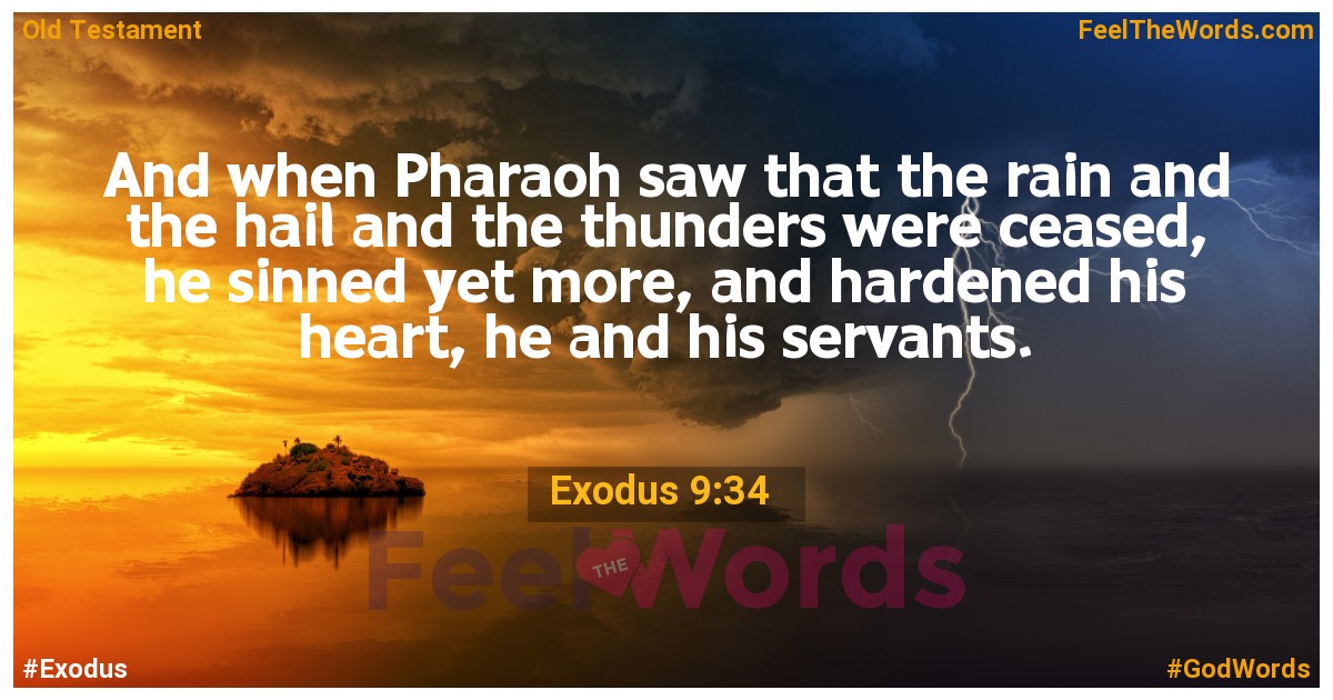 Exodus 9:34