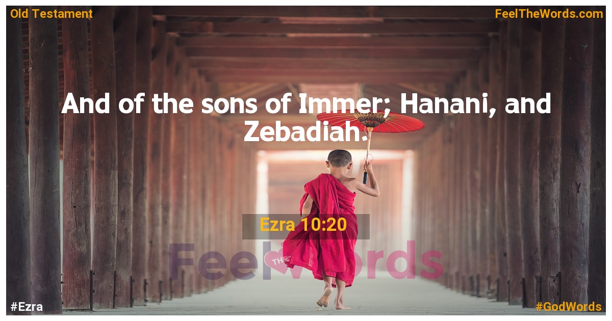 Ezra 10:20