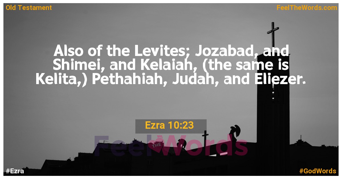 Ezra 10:23