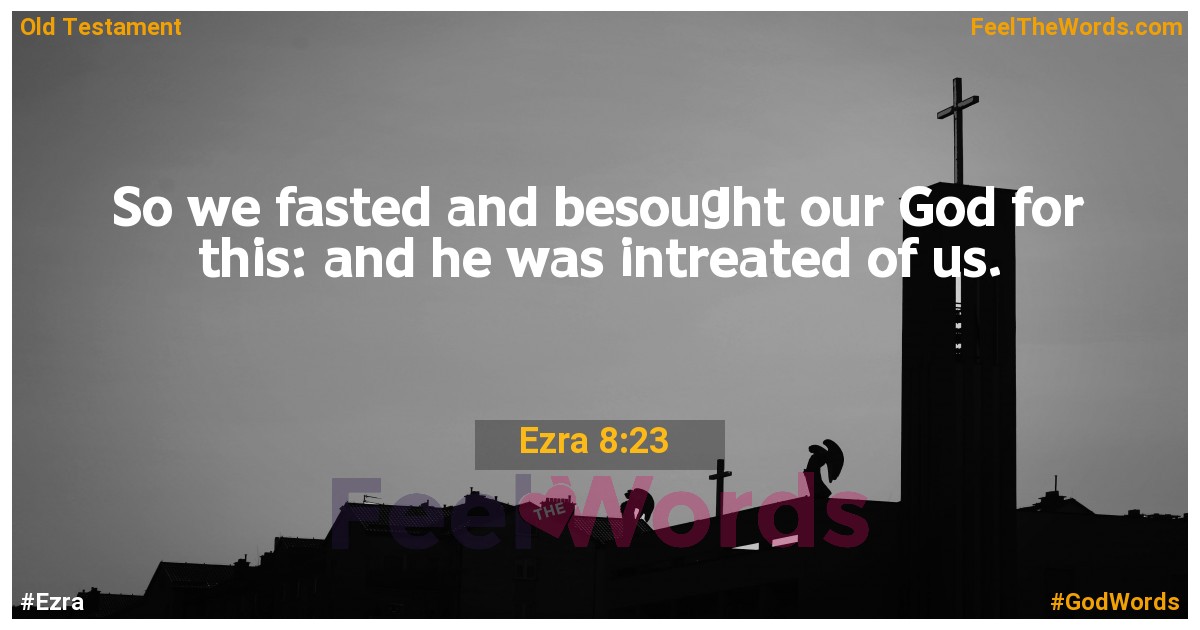 Ezra 8:23