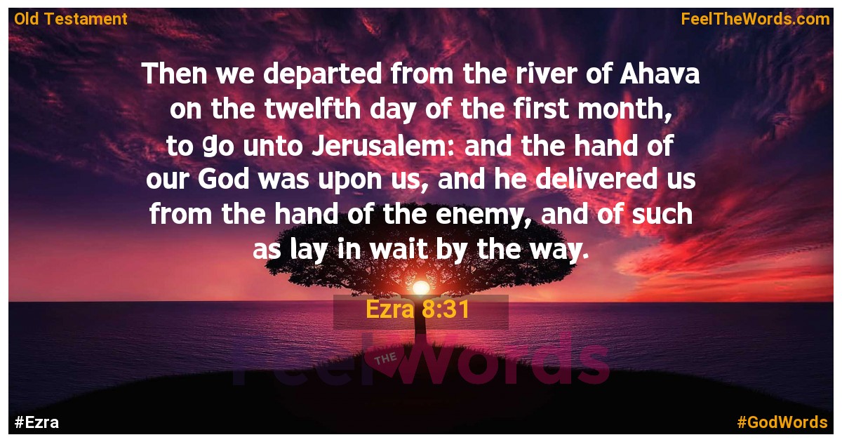 Ezra 8:31