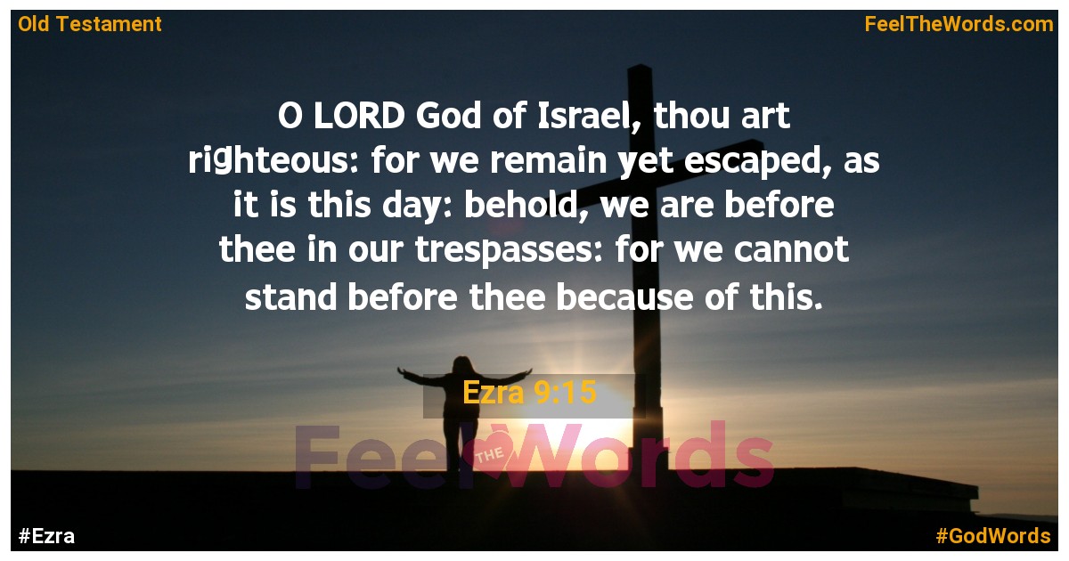 Ezra 9:15