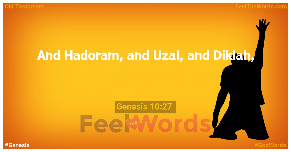 Genesis 10:27