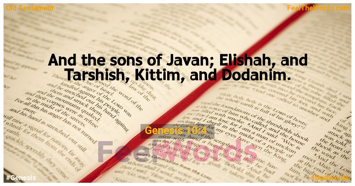 Genesis 10:4