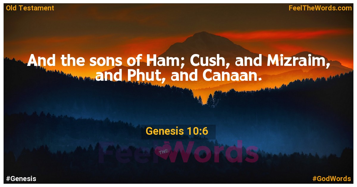Genesis 10:6