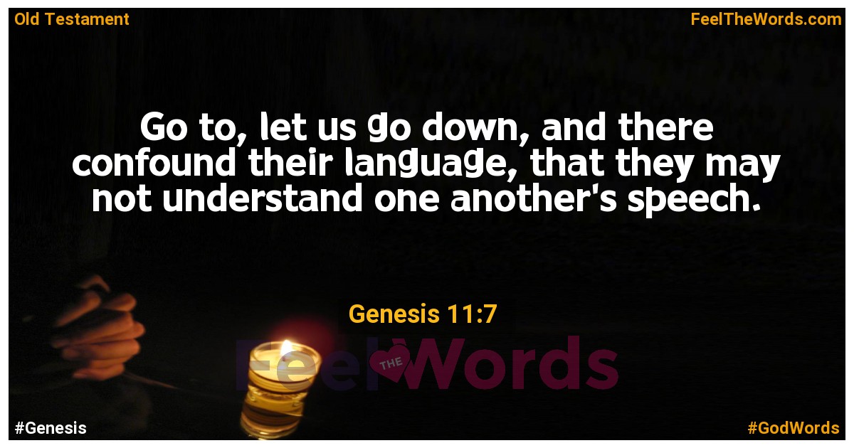 Genesis 11:7