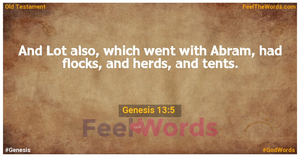 Genesis 13:5