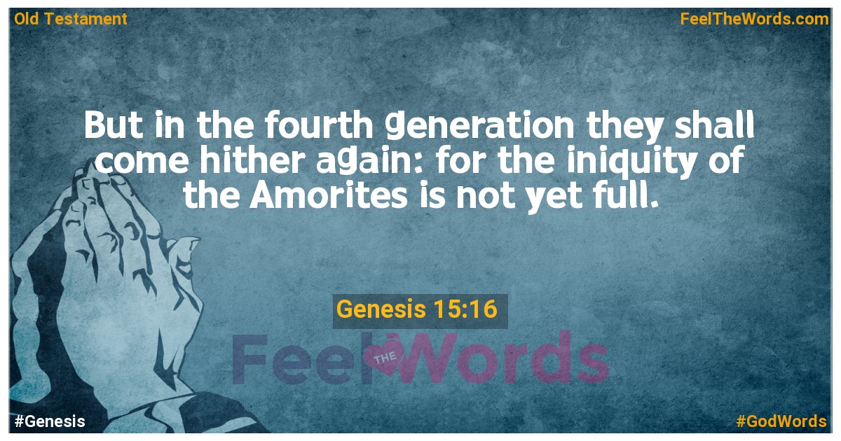 Genesis 15:16