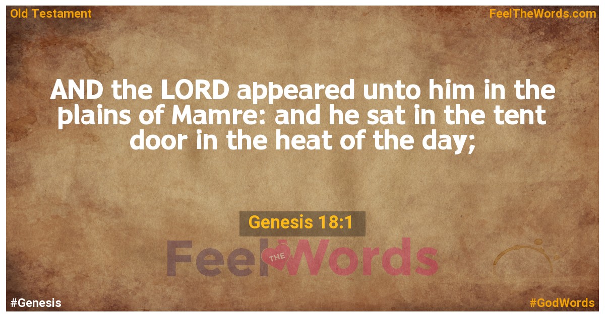 Genesis 18:1