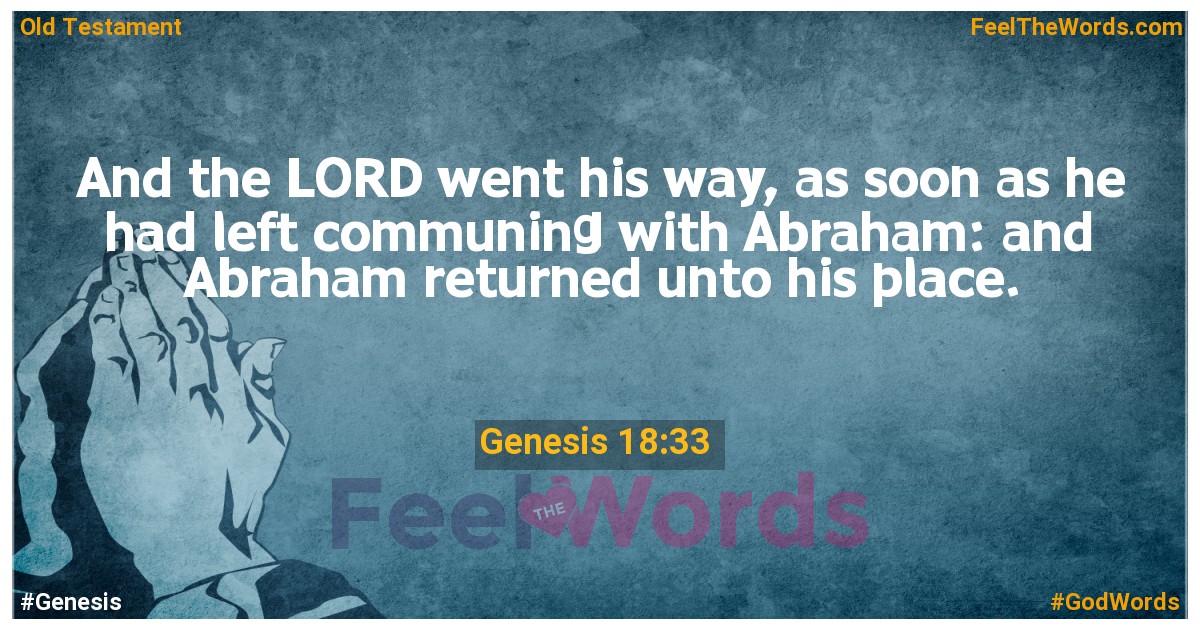 Genesis 18:33