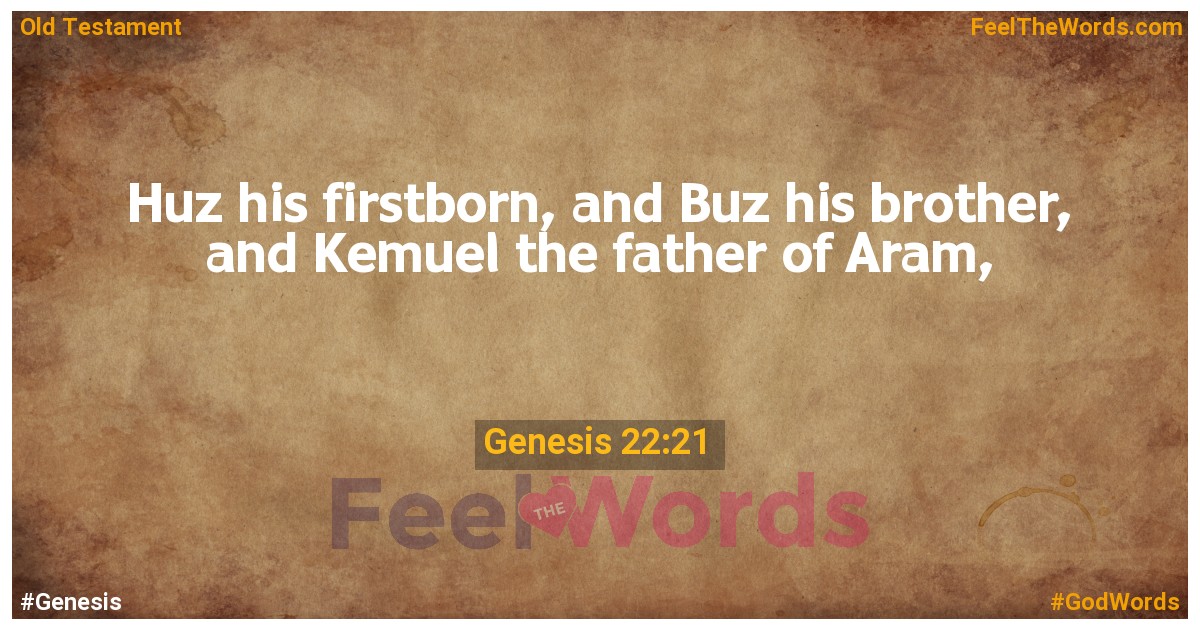 Genesis 22:21