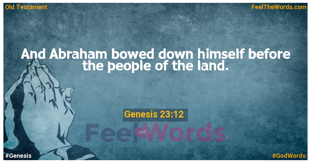 Genesis 23:12