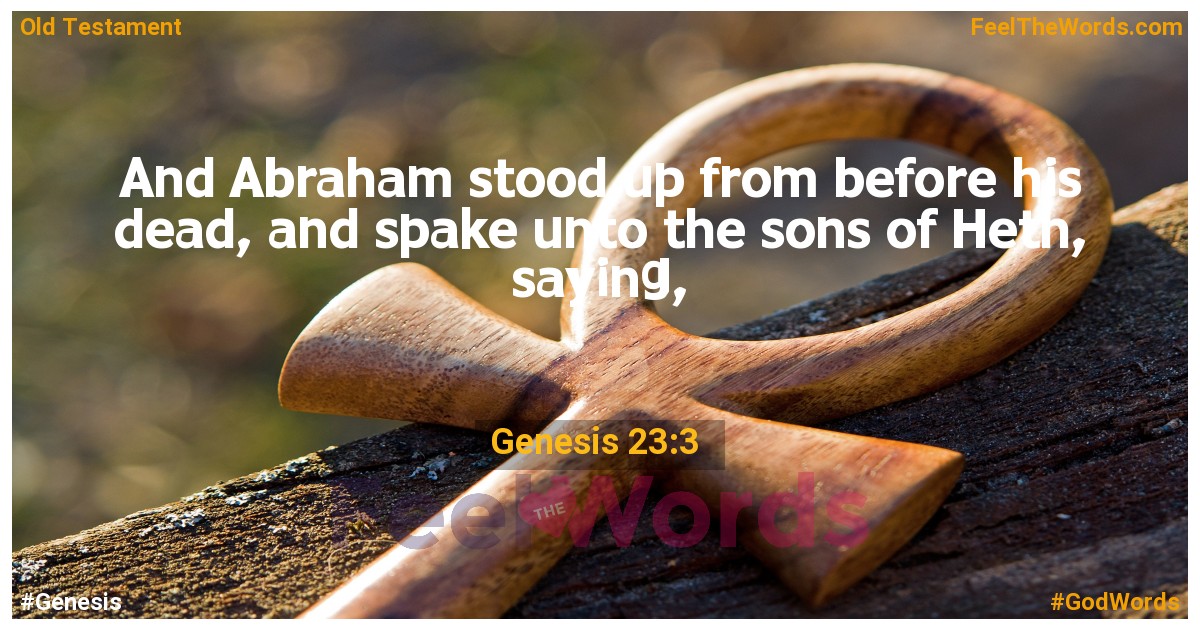 Genesis 23:3